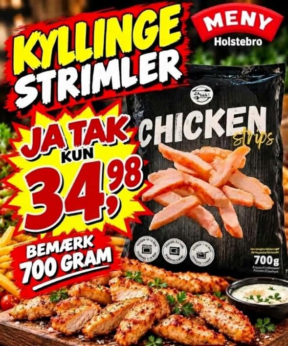 KYLLINGESTRIMLER AFHENTNING MANDAG-TIRSDAG KL 8-21 I FRYSERENS ENDEBOKS OVERFOR JUICE AFDELINGEN
